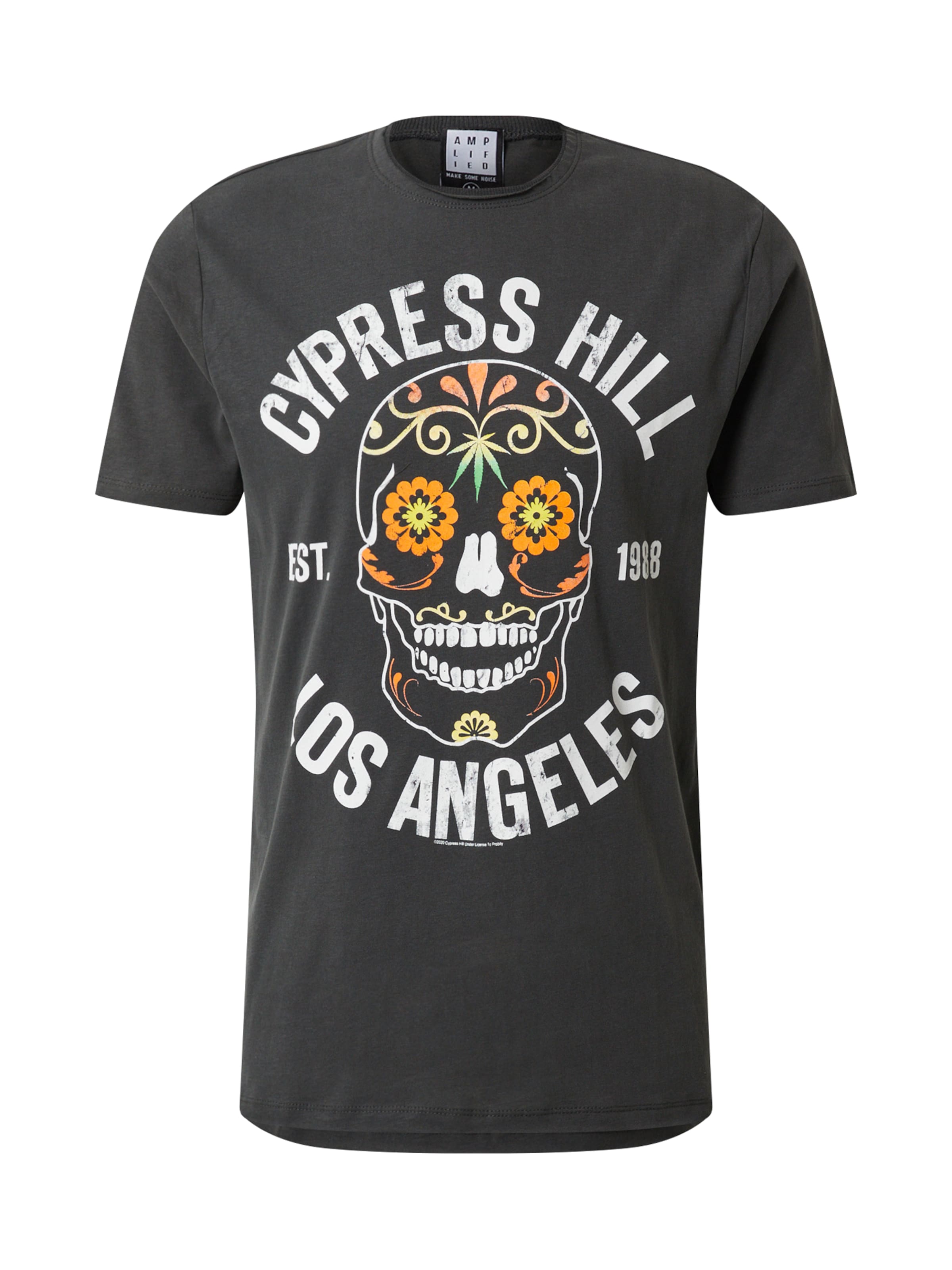 AMPLIFIED Regular fit Shirt 'CYPRESS HILL' in Black: front