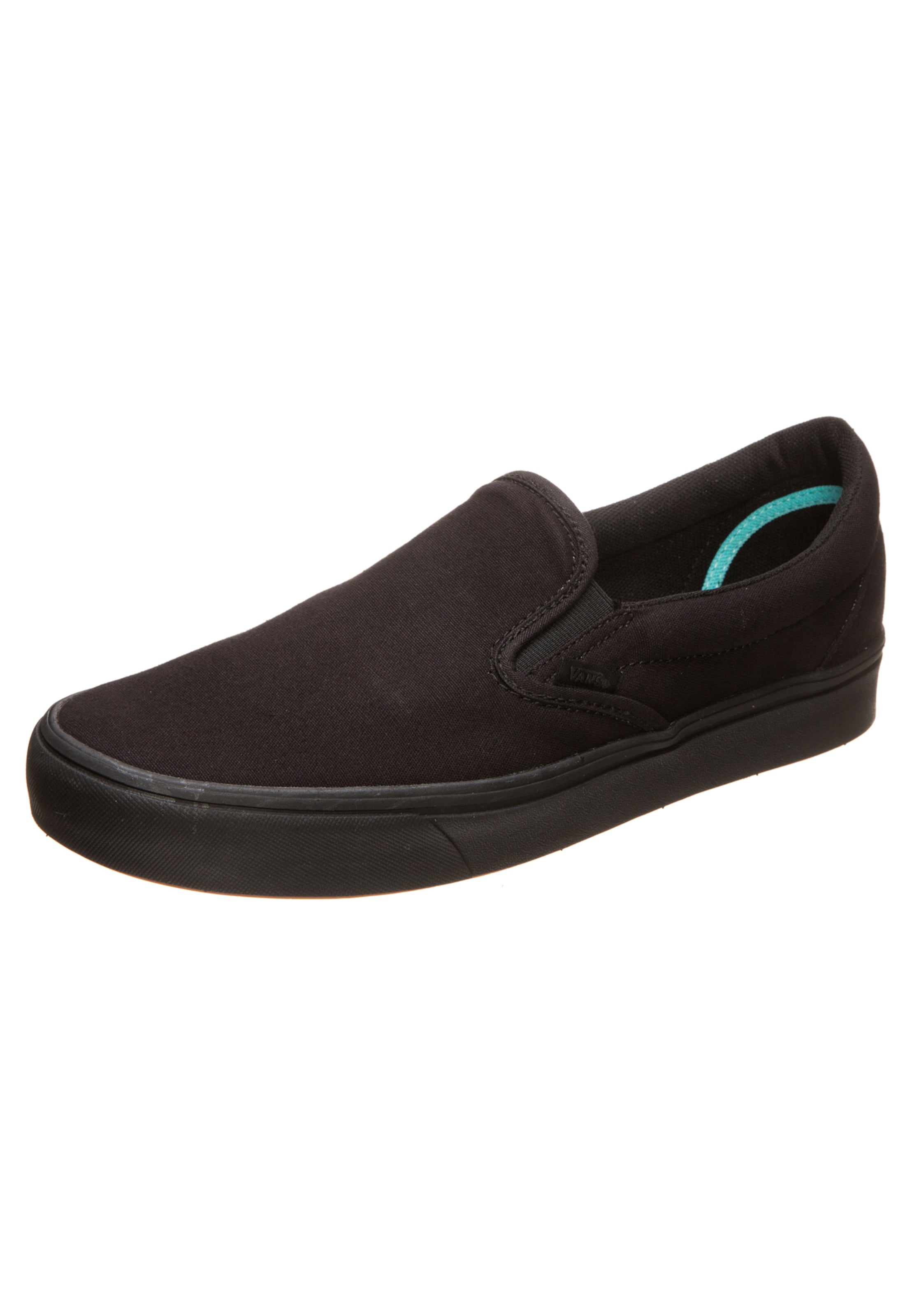 vans slip on zwart