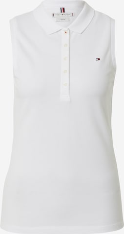 Top di TOMMY HILFIGER in bianco: frontale