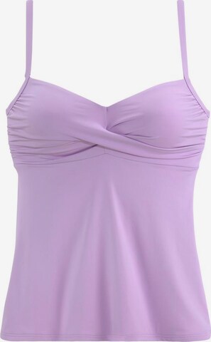 Bustier Haut de tankini s.Oliver en violet : devant