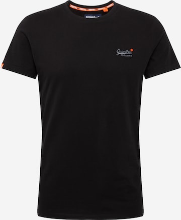 Superdry Koszulka w kolorze czarny: przód
