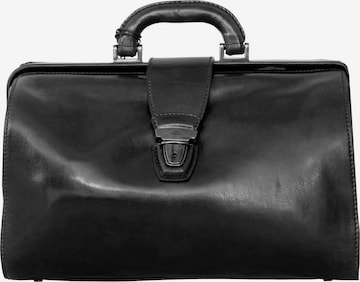 The Bridge Briefcase in Black: front