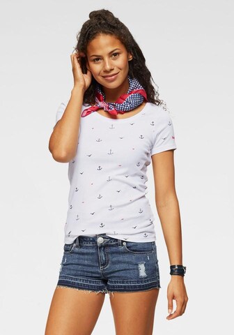 KangaROOS T-Shirt in Weiß: Vorderseite