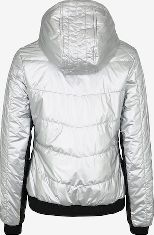 CHIEMSEE Outdoor Jacket in Silver: back