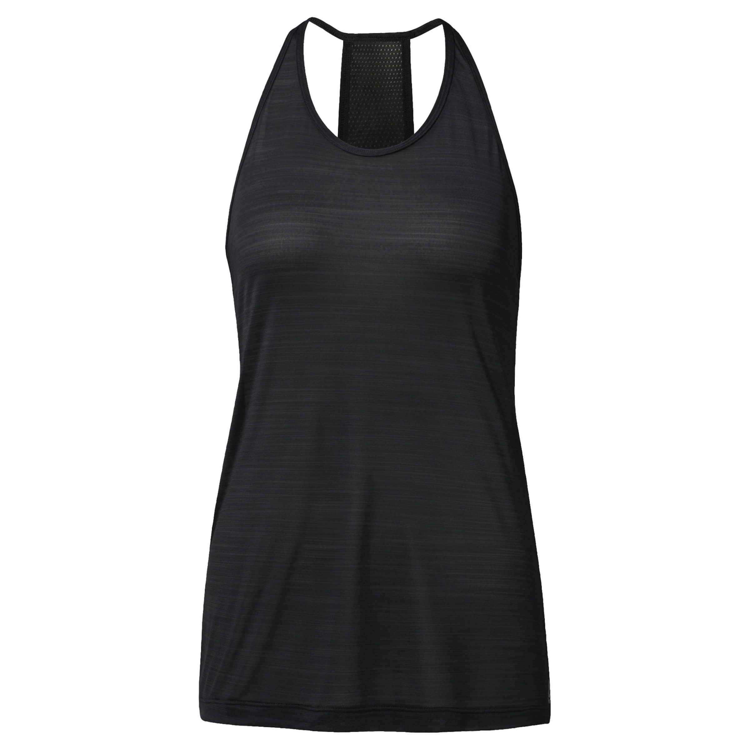 REEBOK - Sporttop in schwarzmeliert