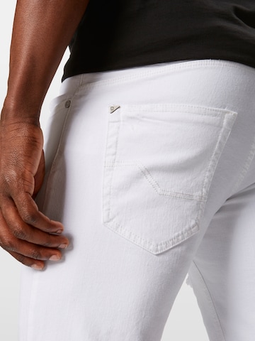 INDICODE JEANS - Regular Calças de ganga 'Kaden Holes' em branco