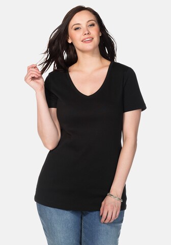 T-shirt SHEEGO en noir : devant