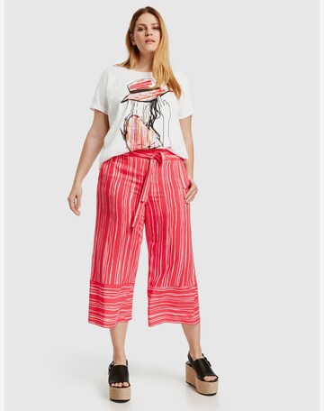 SAMOON Wide leg Pants in Red