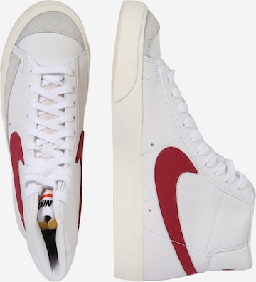 balts Nike Sportswear Augstie brīvā laika apavi 'Blazer Mid 77 Vintage'