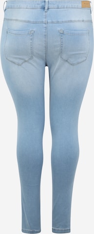 ONLY Carmakoma Skinny Jeans 'Augusta' i blå