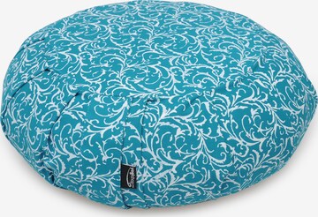 Yogishop Pillow in Blue: front