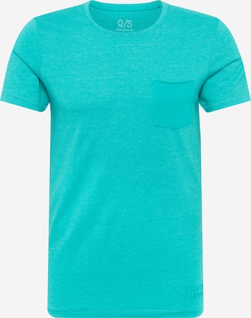 QS T-Shirt in Blau: predná strana