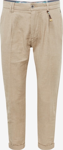 Coupe slim Pantalon chino 'Milton' JACK & JONES en beige : devant