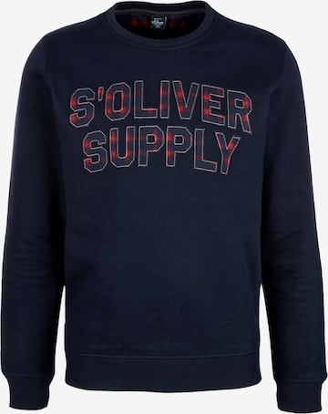 s.Oliver Sweatshirt in Blau: predná strana