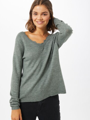 Pull-over ONLY en vert : devant