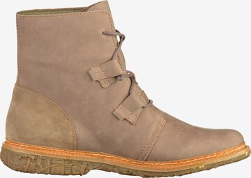 EL NATURALISTA Lace-Up Ankle Boots in Brown