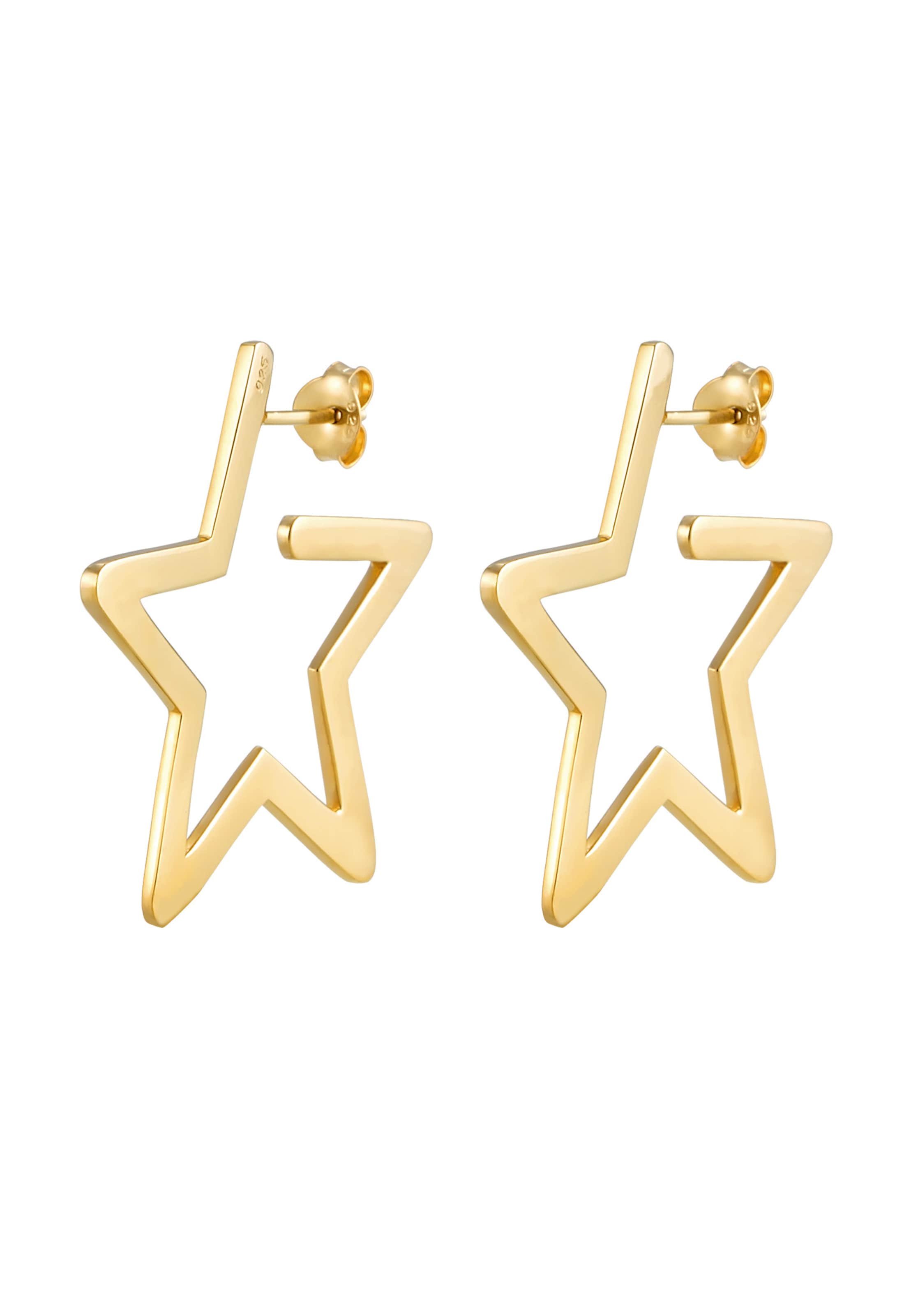 ELLI Earrings in Gold: front