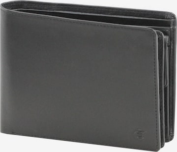 Esquire Wallet 'Logo' in Black: front