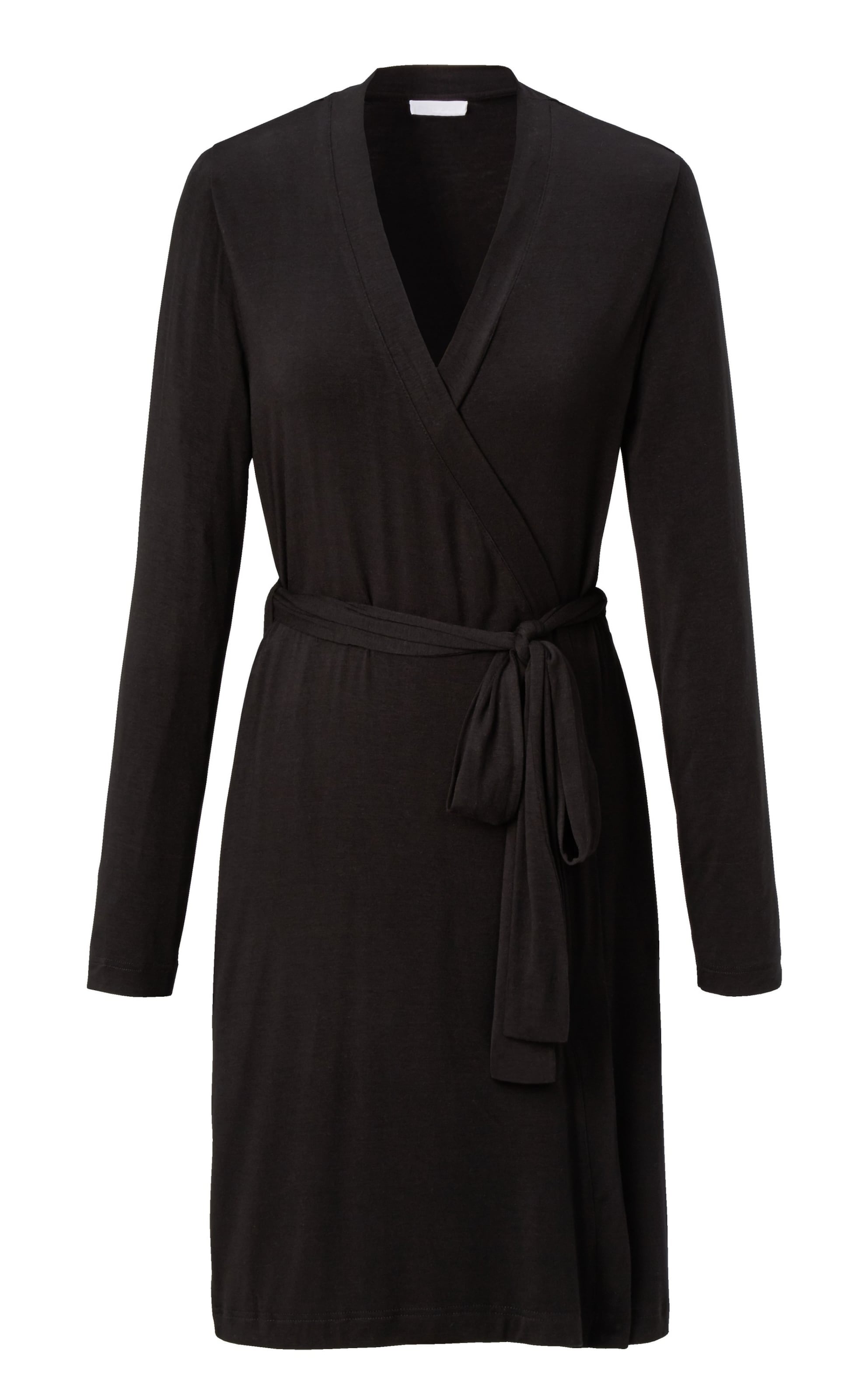 sassa Dressing gown 'CASUAL COMFORT' in Black: front