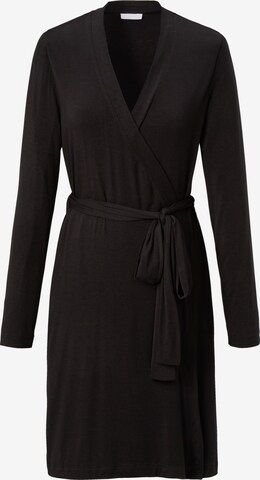 sassa Dressing Gown 'CASUAL COMFORT' in Black: front