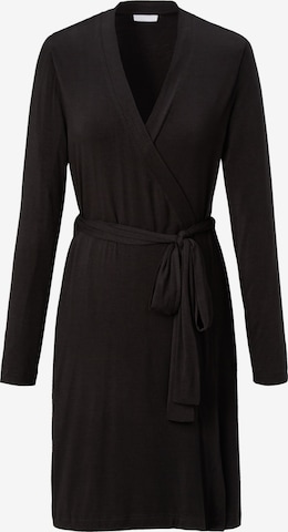 Robe de chambre 'CASUAL COMFORT' sassa en noir : devant