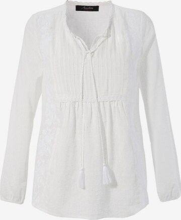 Aniston CASUAL Bluse in Weiß: predná strana