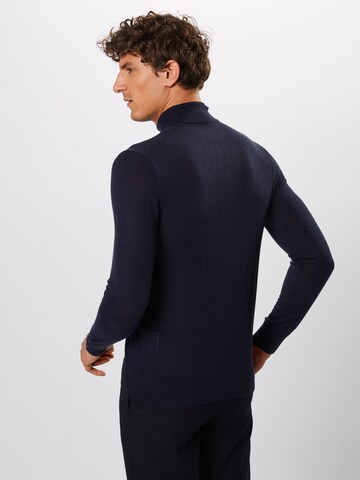 OLYMP Пуловер в синьо: отзад