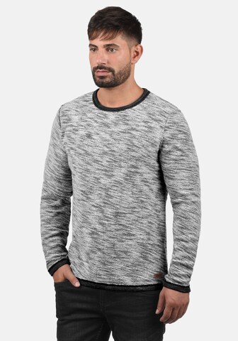 Sweat-shirt 'Flocks' !Solid en gris : devant