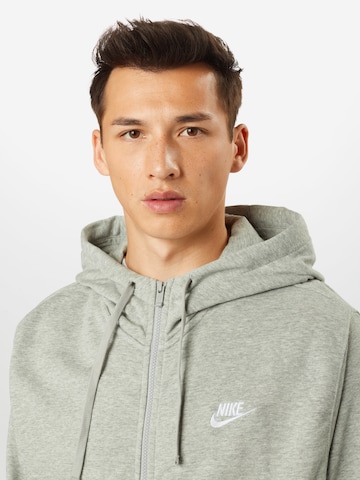 Nike Sportswear Regularny krój Bluza rozpinana w kolorze szary