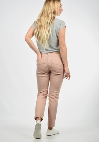 DESIRES Slimfit Straight-Jeans 'Elbja' in Pink