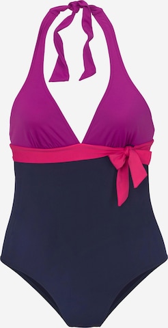 s.Oliver Triangle Shaping Swimsuit in Pink: front