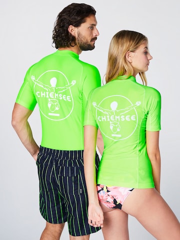 CHIEMSEE Regular fit Performance Shirt 'Awesome' in Green