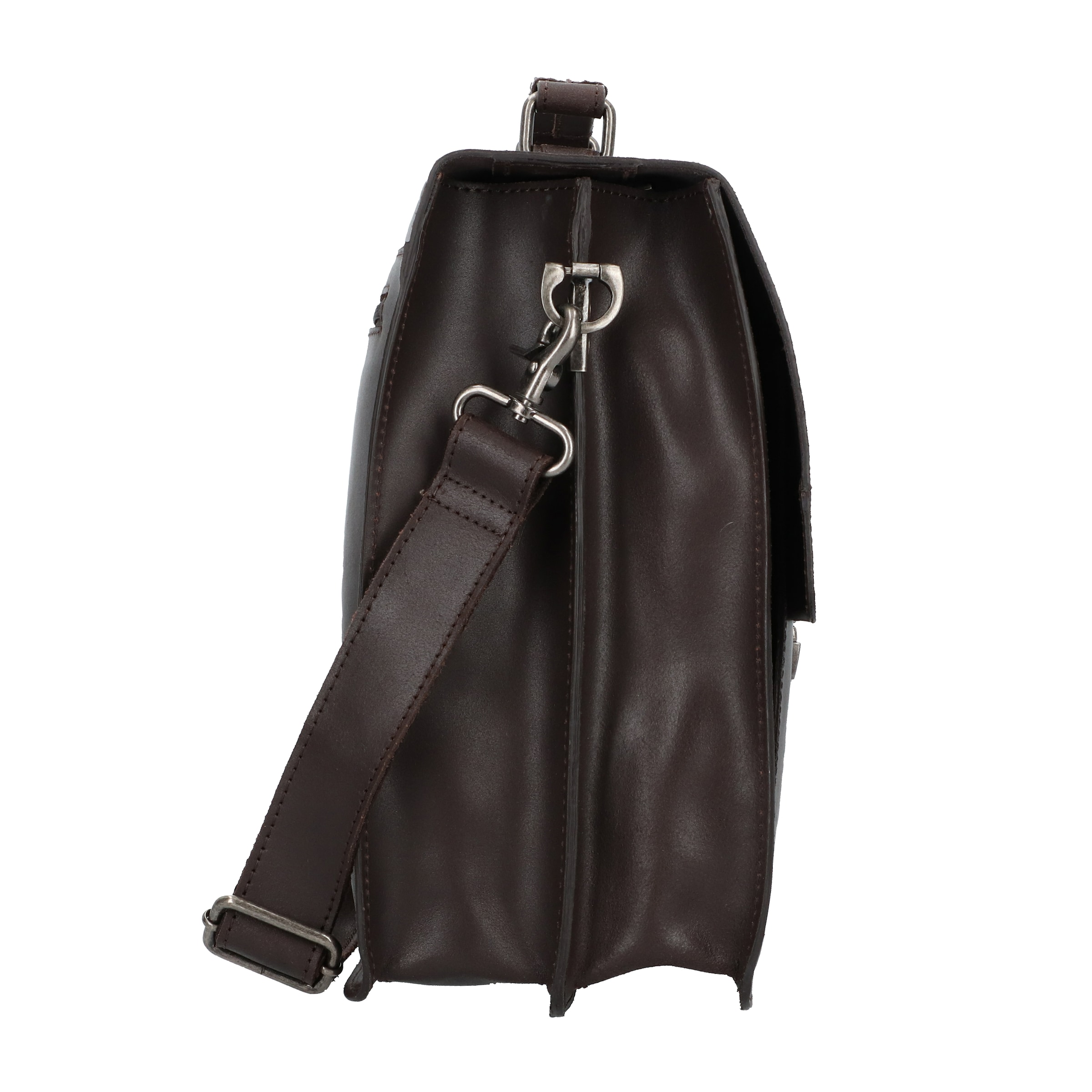 Burkely Aktentasche 'Scott' in Braun