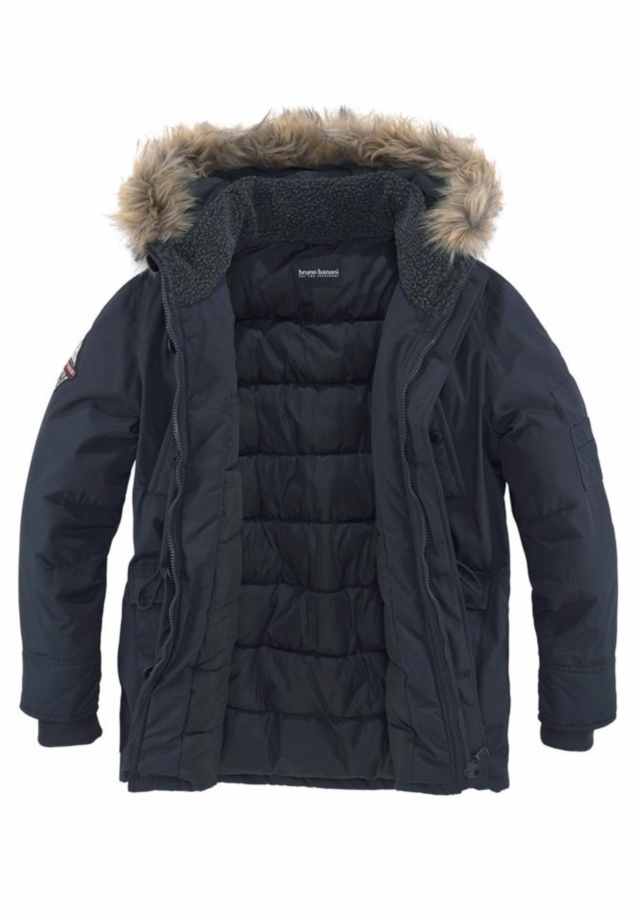 Bruno Banani Between-Seasons Parka in Blue