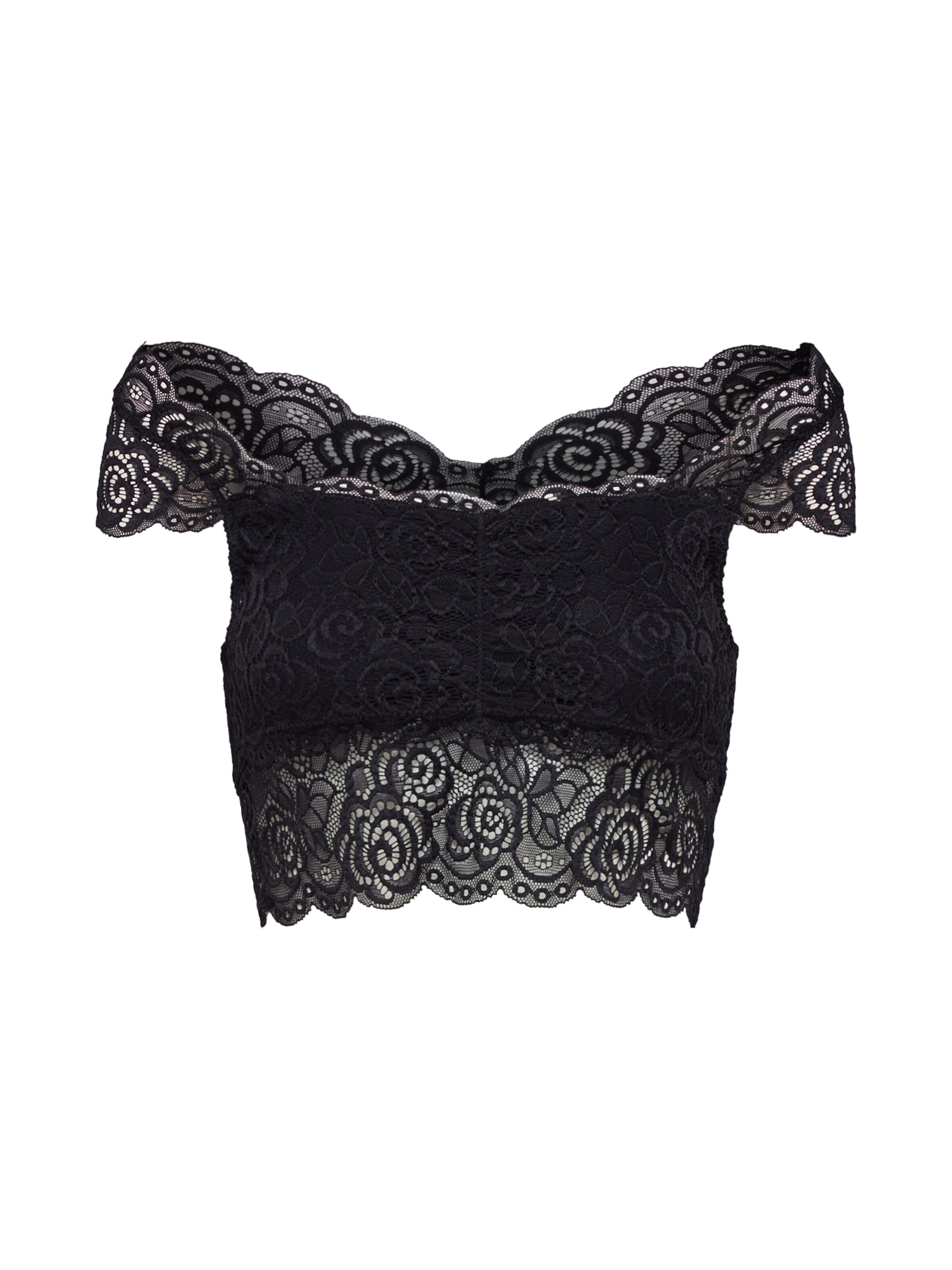 Free People - BH 'CHASE ME LACE BRAMI' in de kleur Zwart