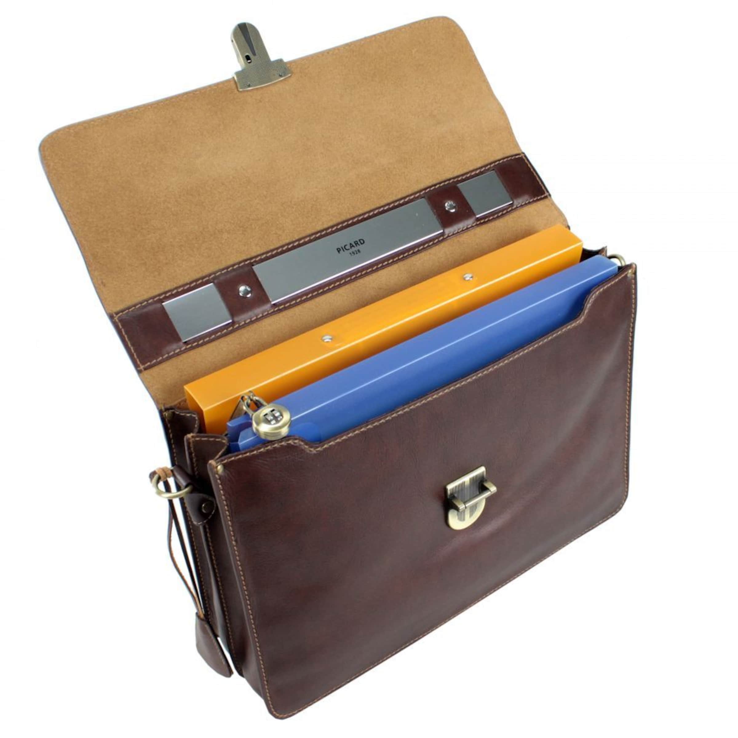 Picard Document Bag 'Toscana' in Brown