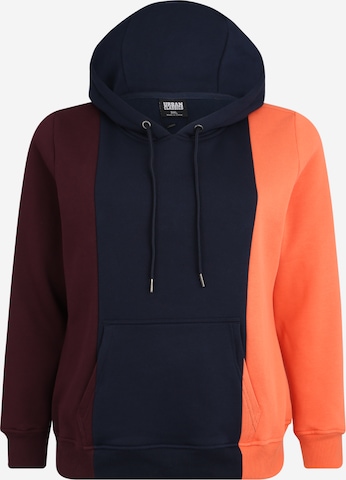 Urban Classics Sweatshirt in Blauw: voorkant