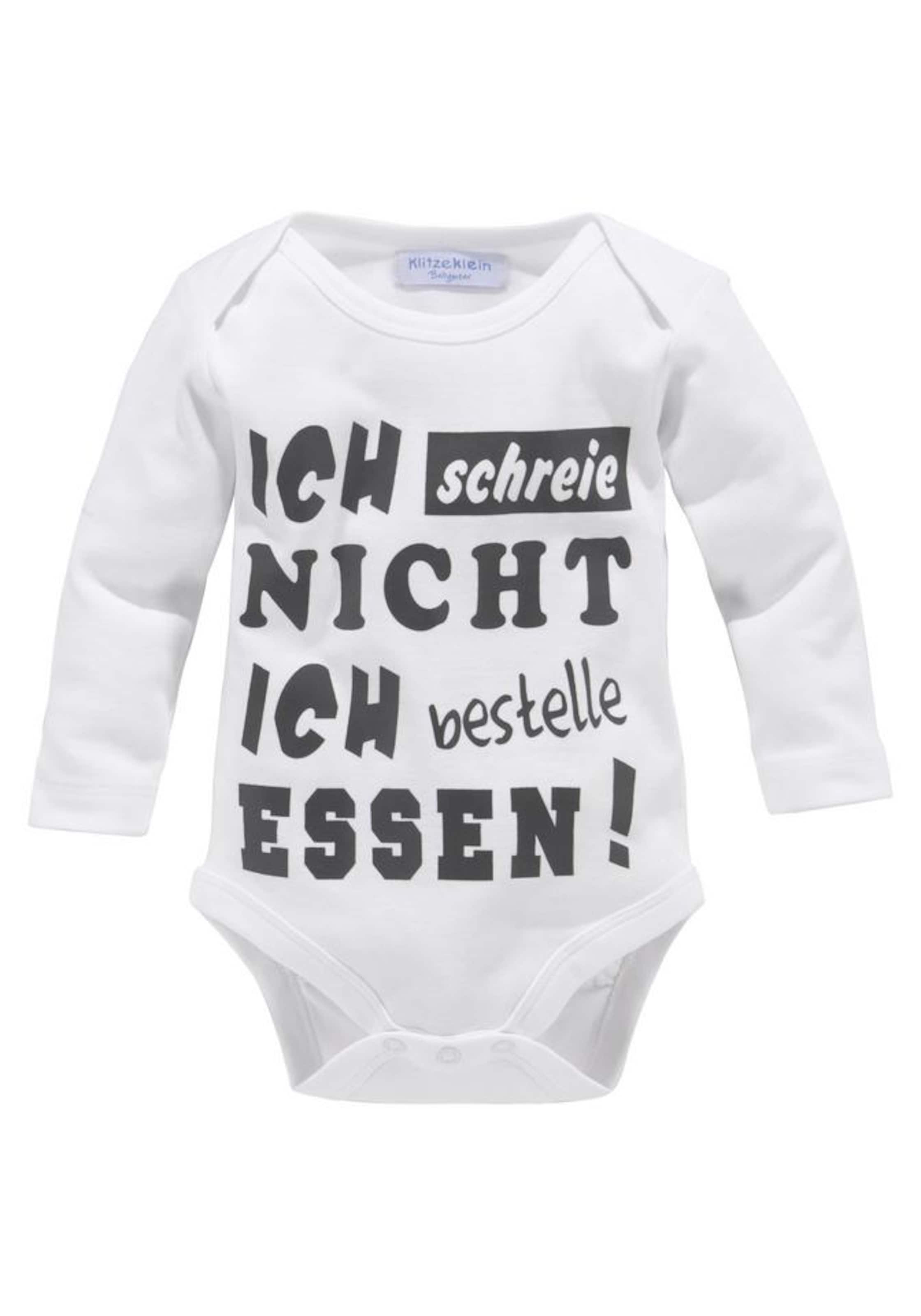 KLITZEKLEIN Body in Weiß: Vorderseite