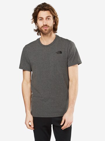 THE NORTH FACE Regular Fit T-Shirt 'Simple Dome' in Grau: Vorderseite