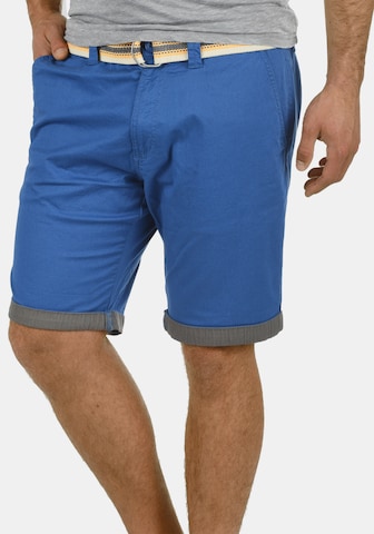 !Solid - Regular Calças chino 'Lagos' em azul: frente