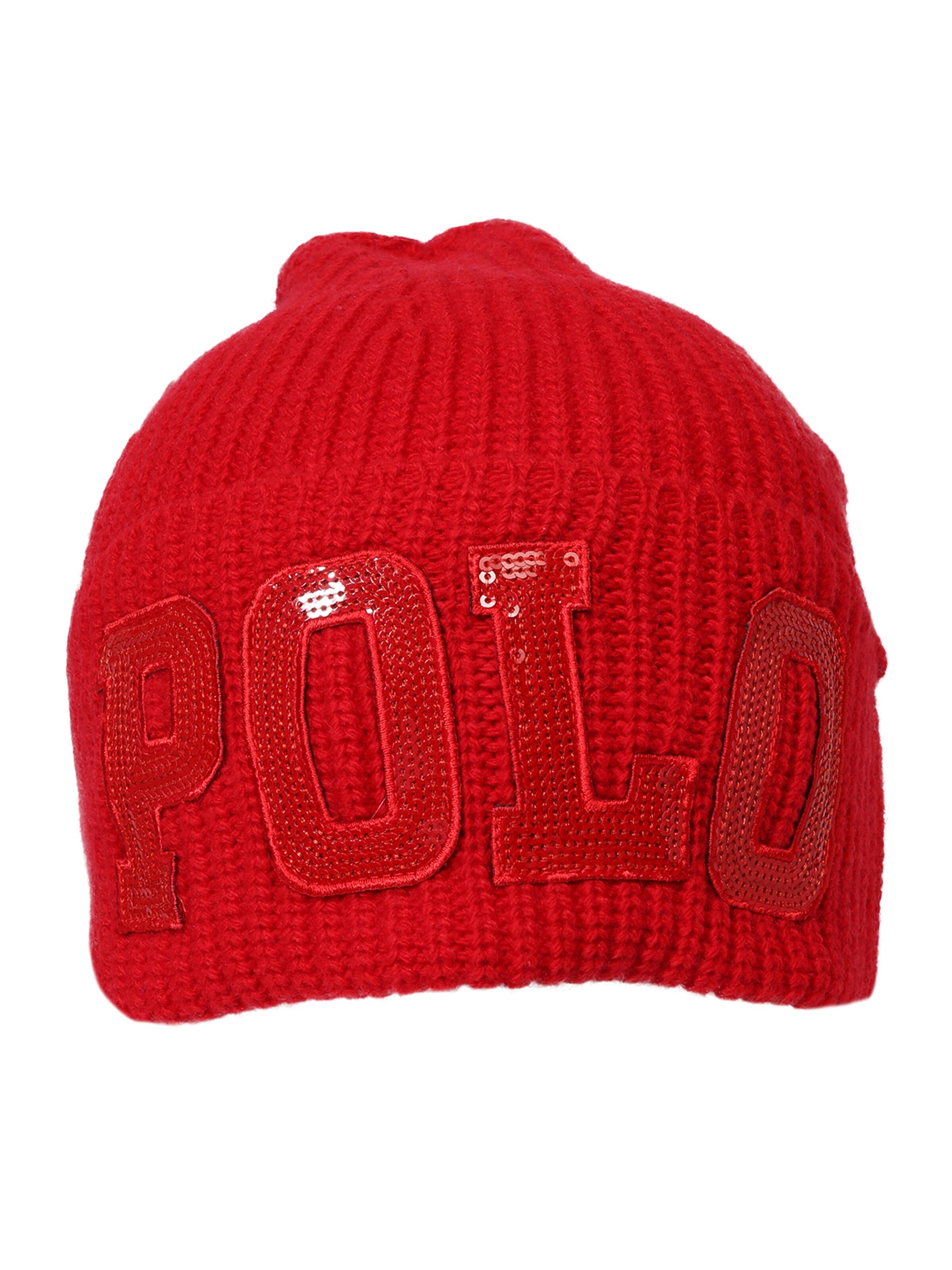 POLO RALPH LAUREN - Muts 'SPARKLE POLO-APPAREL ACCESSORIES' in de kleur Rood