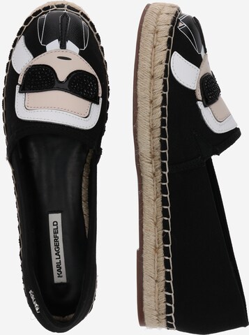 Karl Lagerfeld Espadryle 'KAMINI' w kolorze czarny