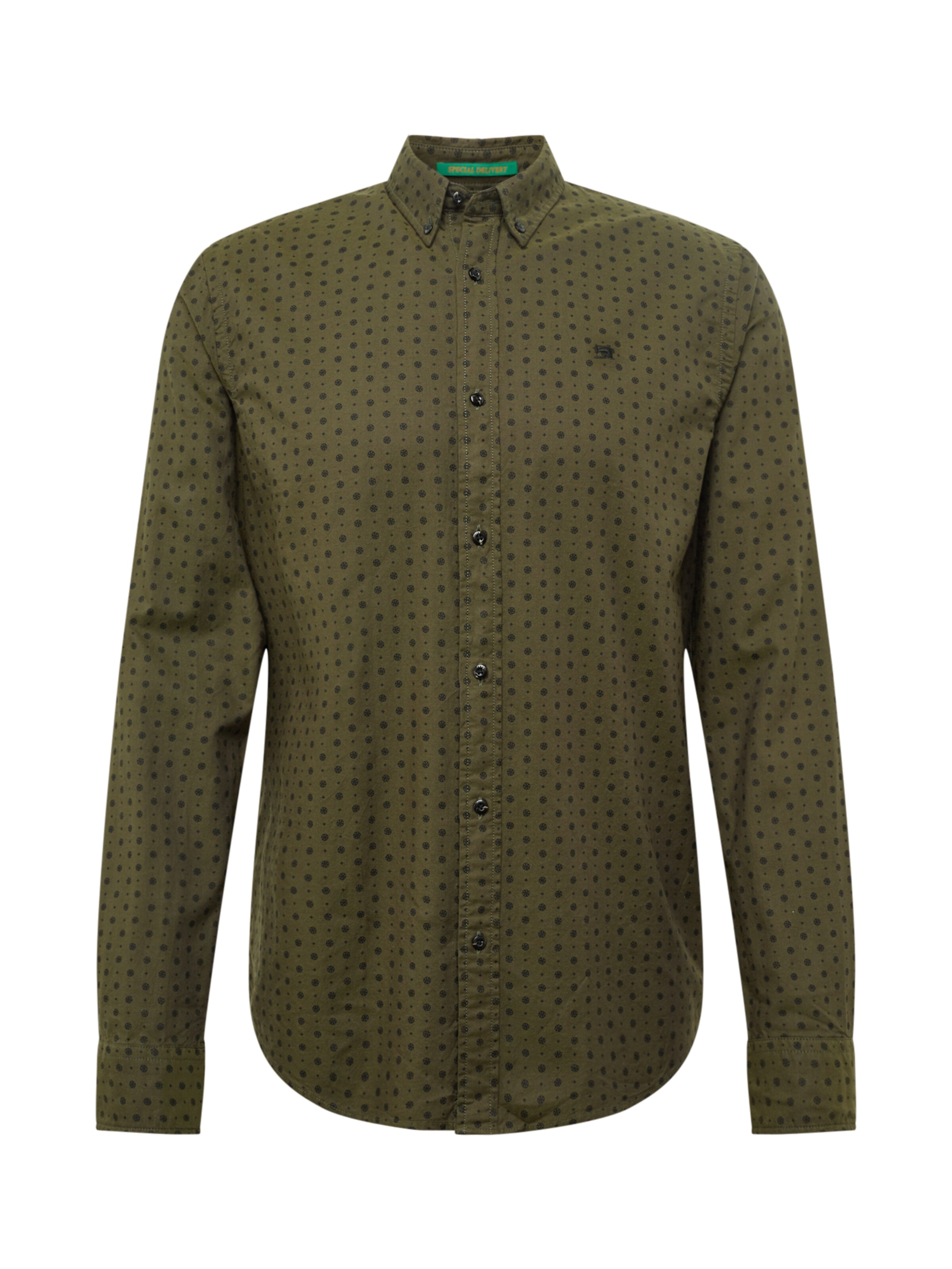 SCOTCH & SODA - Overhemd 'Classic oxford shirt' in de kleur Kaki
