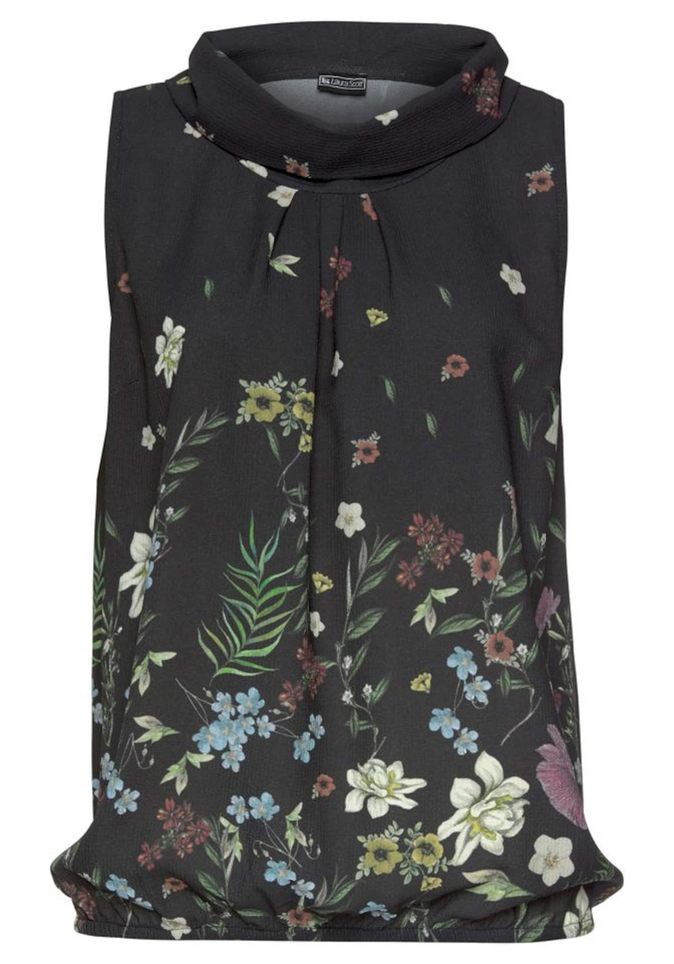 LAURA SCOTT Blusentop in Schwarz: Vorderseite