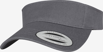Cappello da baseball 'Curved Visor' di Flexfit in grigio: frontale