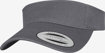 Flexfit Sapkák 'Curved Visor' - szürke: elől