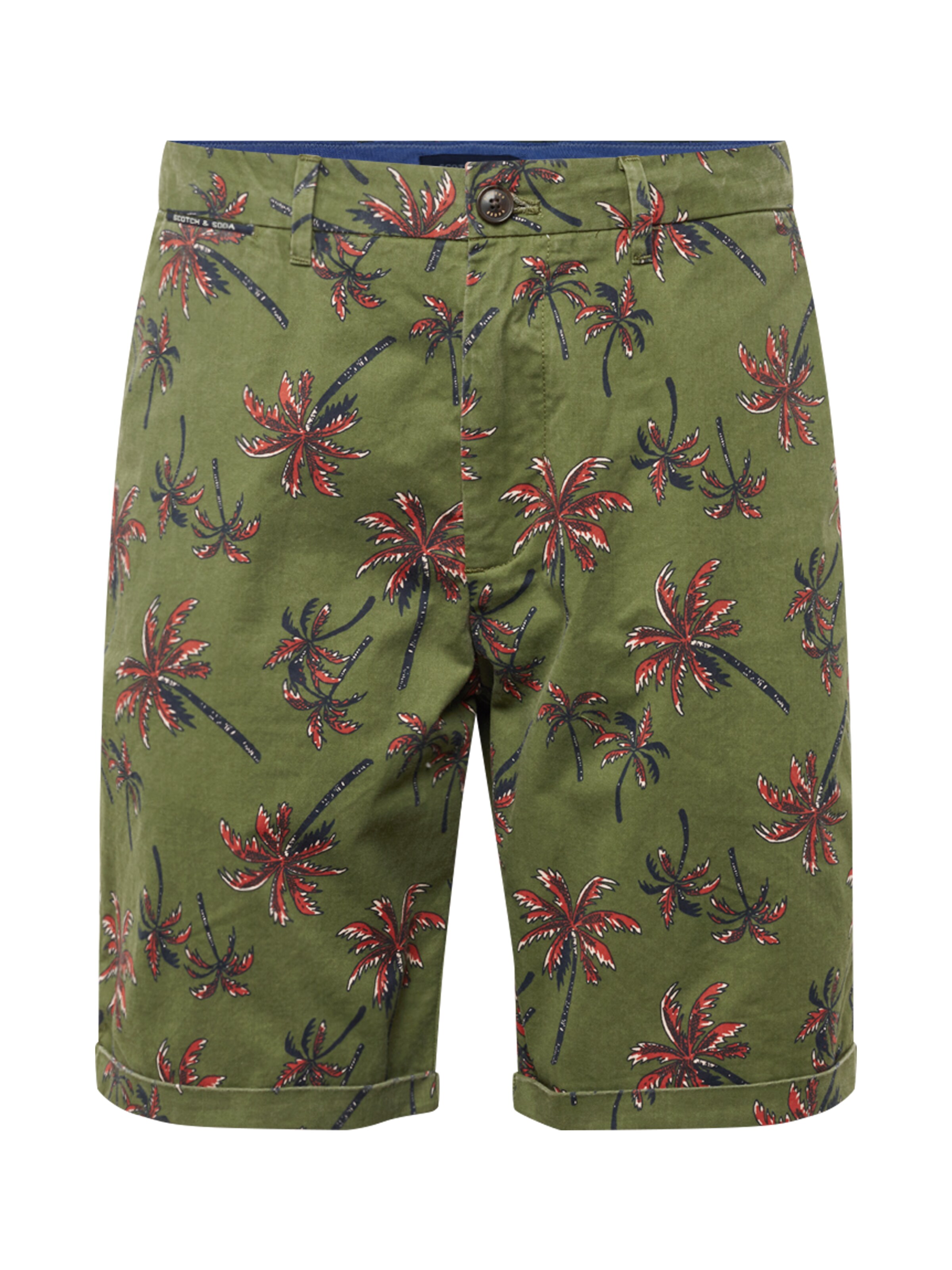SCOTCH & SODA - Chino in de kleur Olijfgroen
