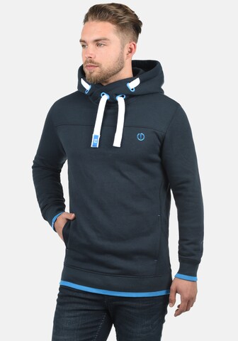 !Solid Sweatshirt 'Benjamin Hood' in Blauw: voorkant