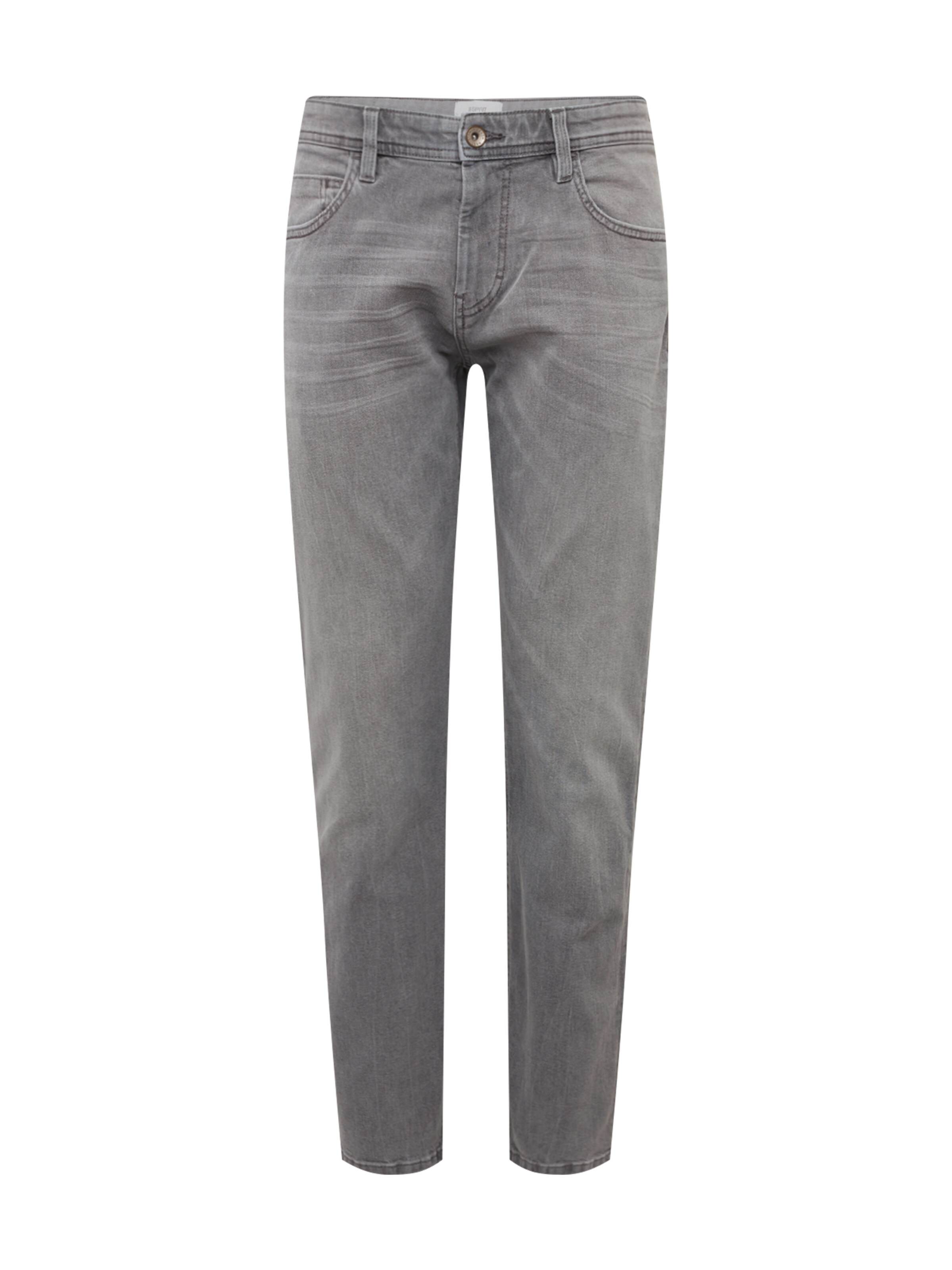 ESPRIT - Jeans 'Straight F zala' in de kleur Grey denim