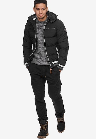 INDICODE JEANS Bomberjacke ' Marlon ' in Schwarz